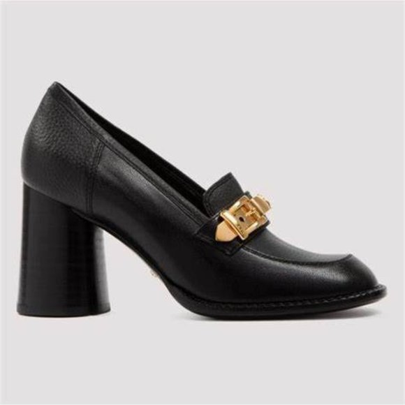 Gucci NEW $890 web chain black loafer pumps, size US 9/EU 39 - Picture 1 of 9